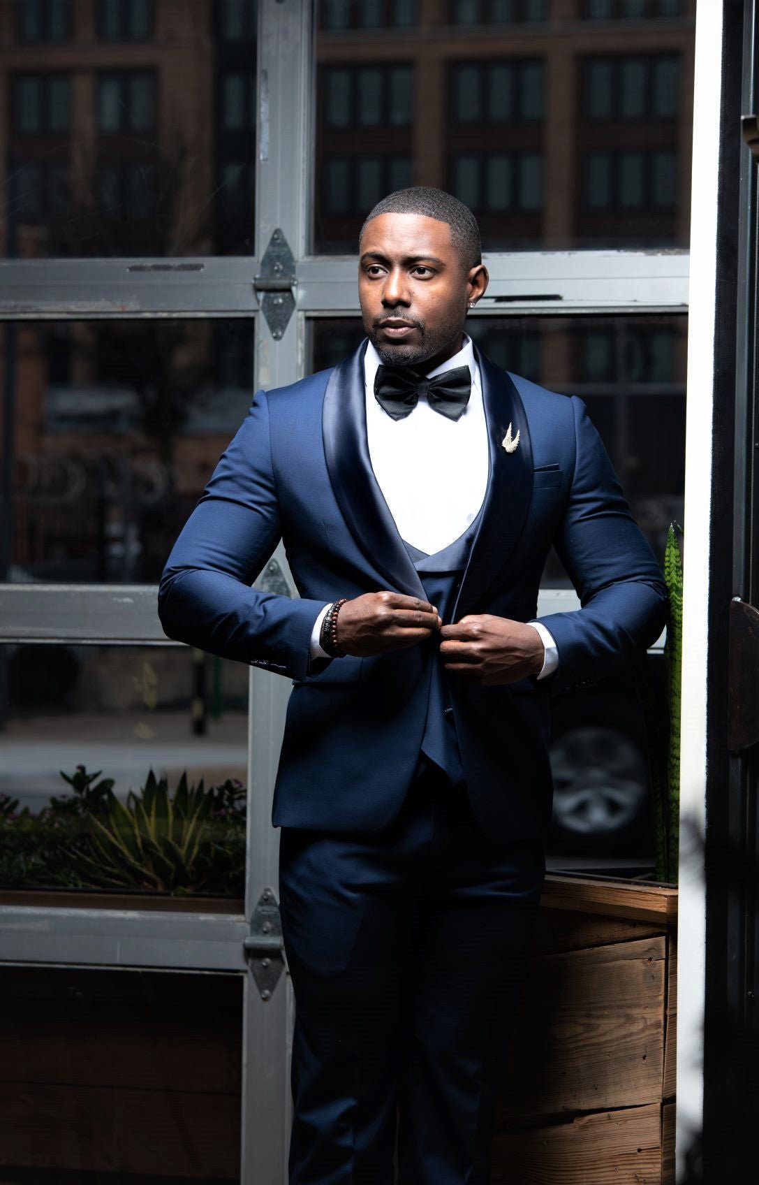 Navy Blue - 3 Piece Tuxedo